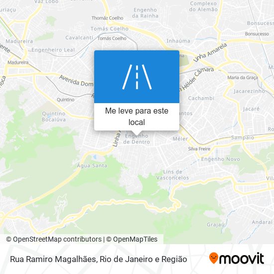 Rua Ramiro Magalhães mapa