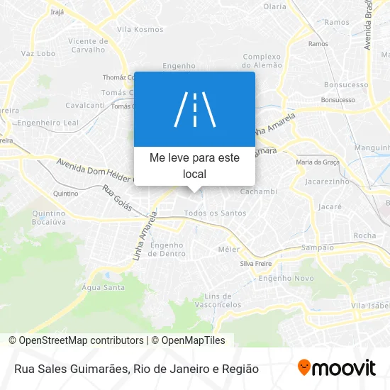 Rua Sales Guimarães mapa