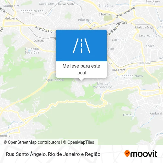 Rua Santo Ângelo mapa