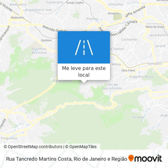Rua Tancredo Martins Costa mapa