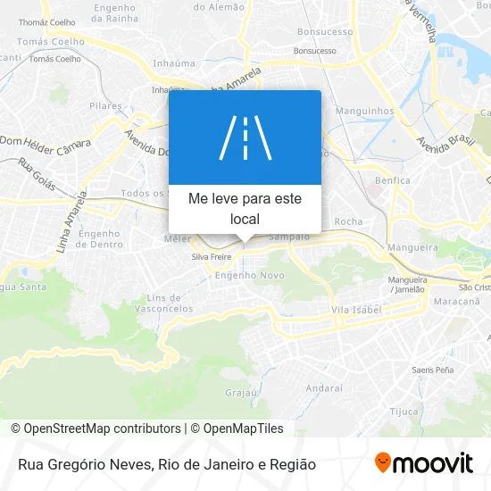 Rua Gregório Neves mapa