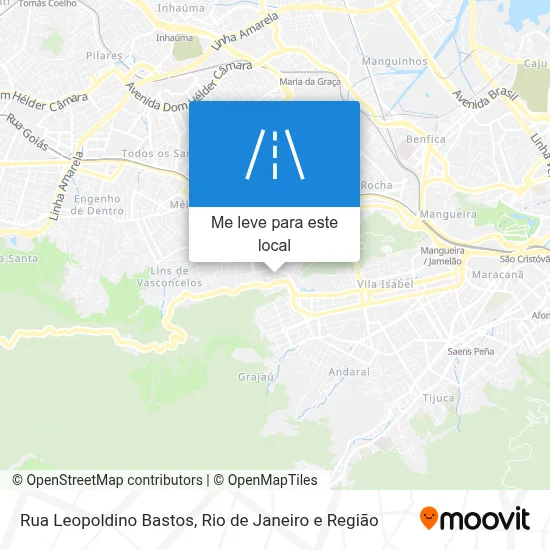 Rua Leopoldino Bastos mapa