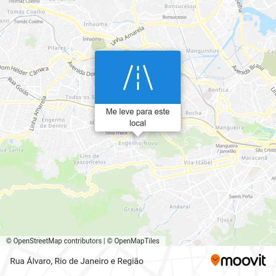 Rua Álvaro mapa