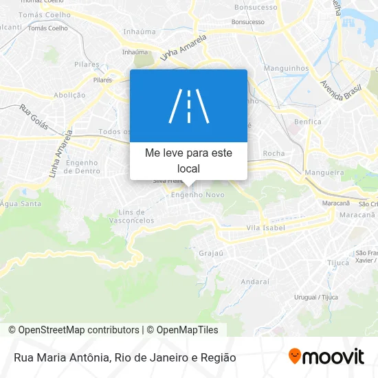 Rua Maria Antônia mapa