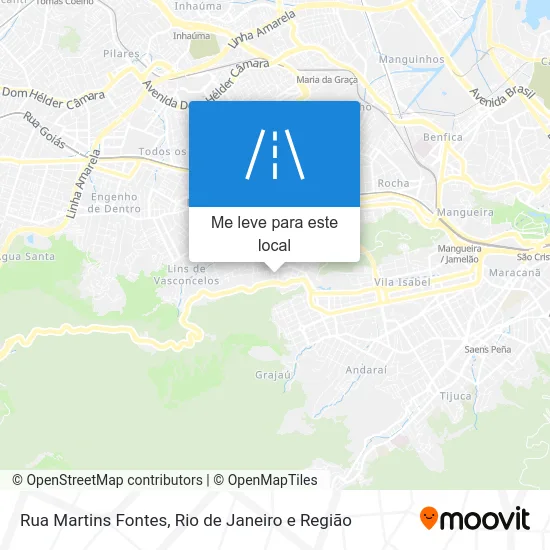 Rua Martins Fontes mapa