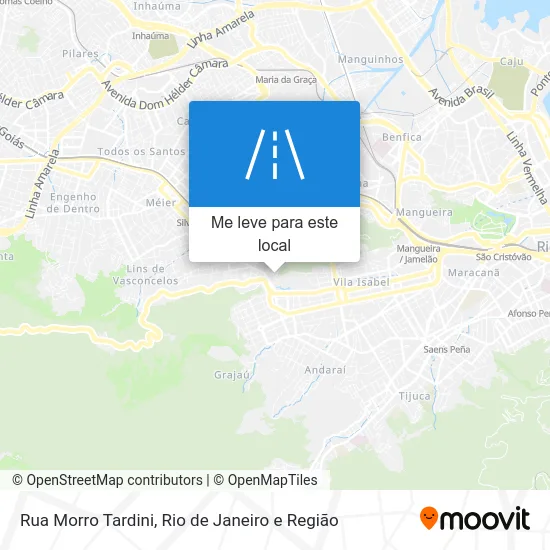 Rua Morro Tardini mapa