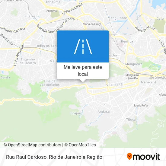 Rua Raul Cardoso mapa