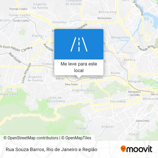Rua Souza Barros mapa