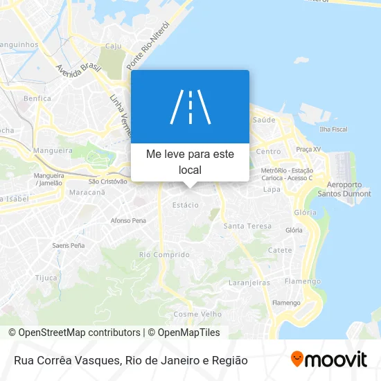 Rua Corrêa Vasques mapa