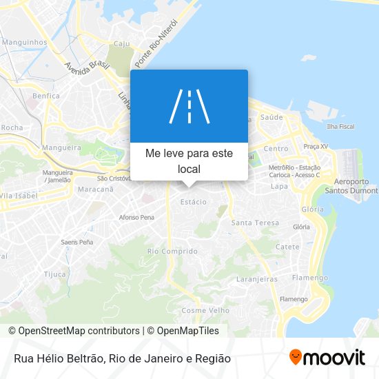 Rua Hélio Beltrão mapa