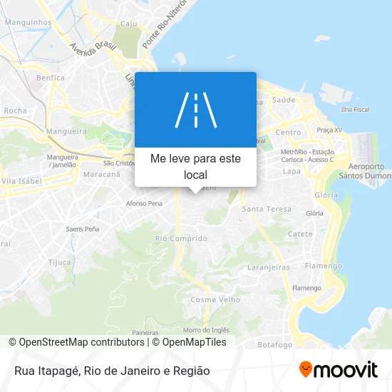 Rua Itapagé mapa