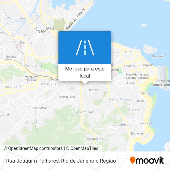 Rua Joaquim Palhares mapa