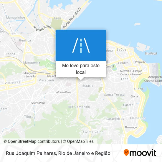 Rua Joaquim Palhares mapa