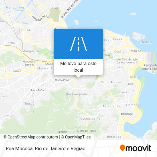 Rua Mocóca mapa