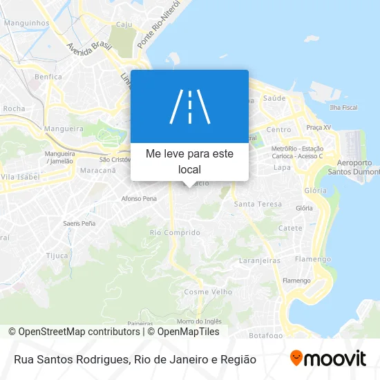 Rua Santos Rodrigues mapa