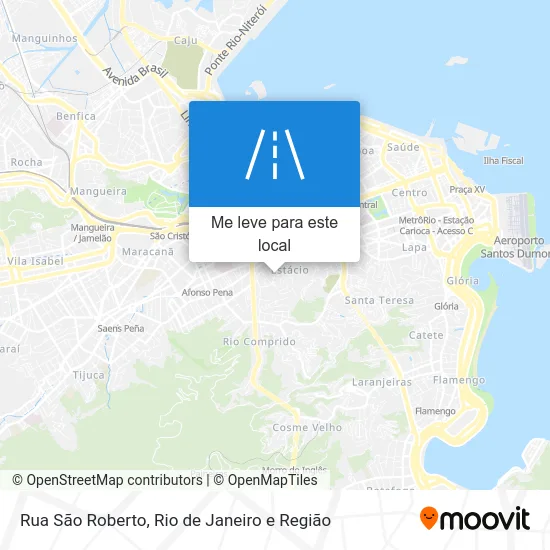 Rua São Roberto mapa