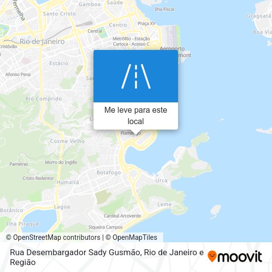 Rua Desembargador Sady Gusmão mapa