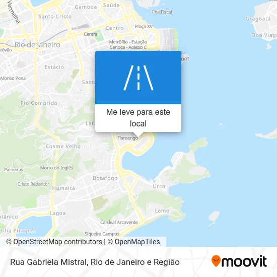 Rua Gabriela Mistral mapa