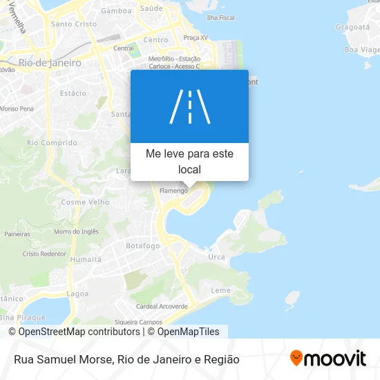 Rua Samuel Morse mapa