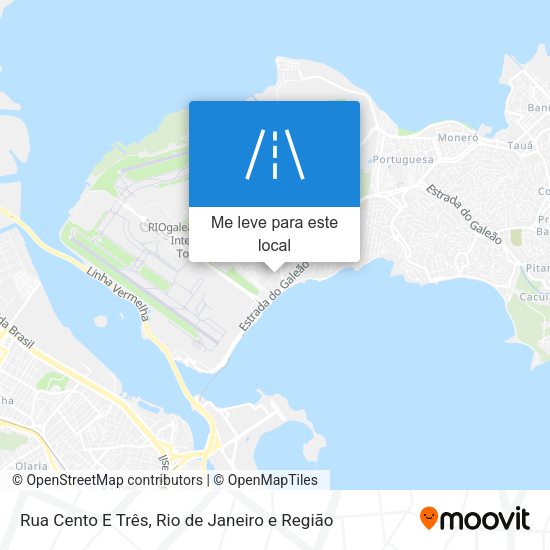 Rua Cento E Três mapa