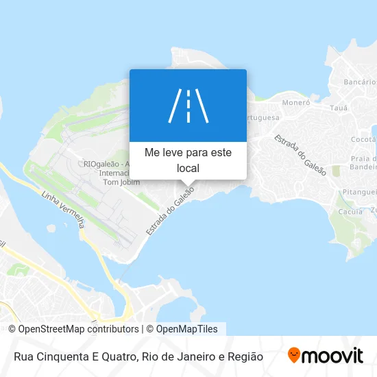 Rua Cinquenta E Quatro mapa