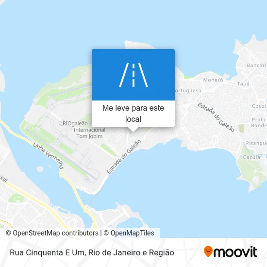 Rua Cinquenta E Um mapa
