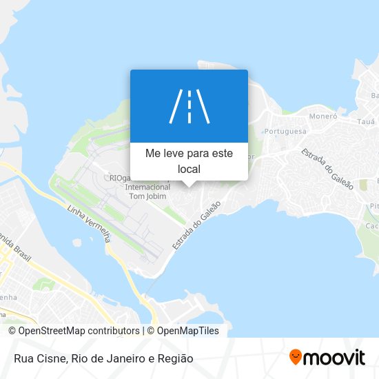 Rua Cisne mapa