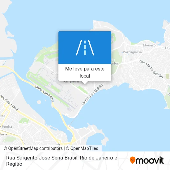 Rua Sargento José Sena Brasil mapa
