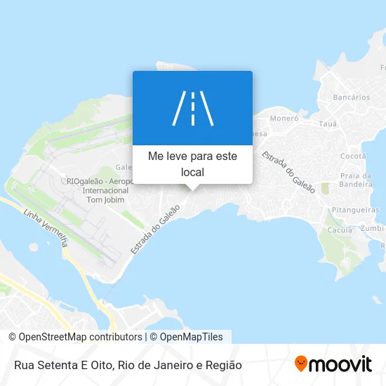 Rua Setenta E Oito mapa