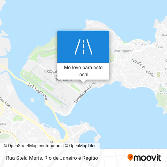 Rua Stela Maris mapa