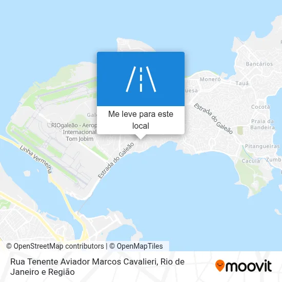 Rua Tenente Aviador Marcos Cavalieri mapa