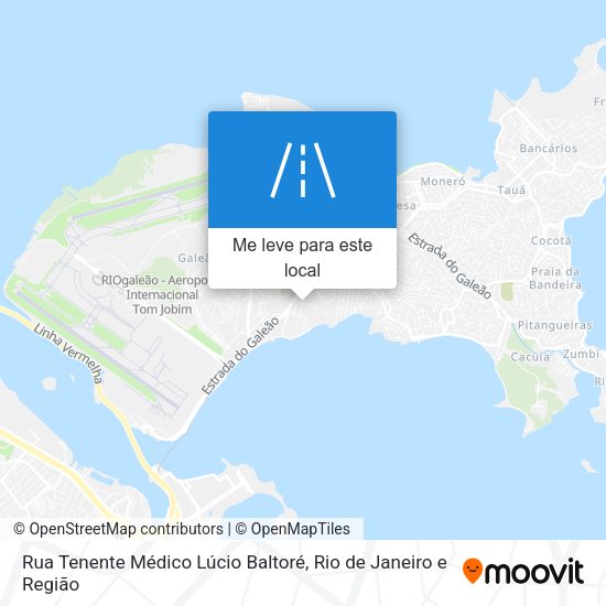 Rua Tenente Médico Lúcio Baltoré mapa