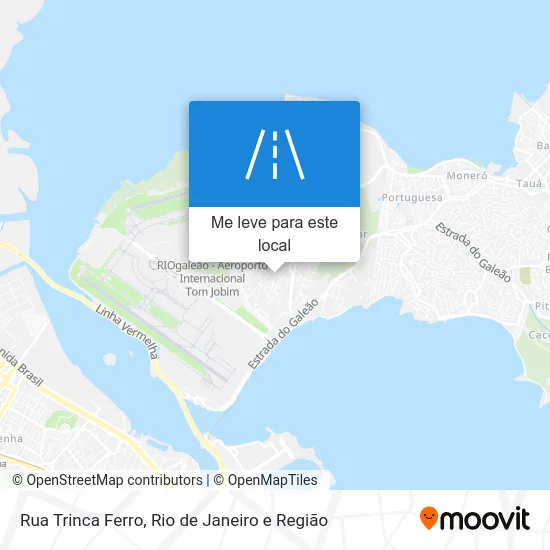 Rua Trinca Ferro mapa