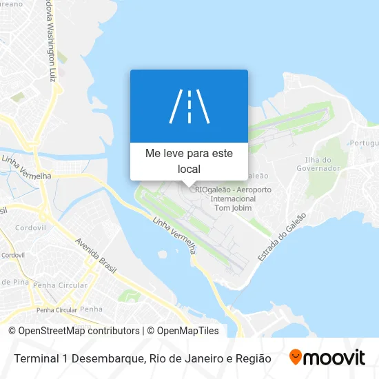 Terminal 1 Desembarque mapa