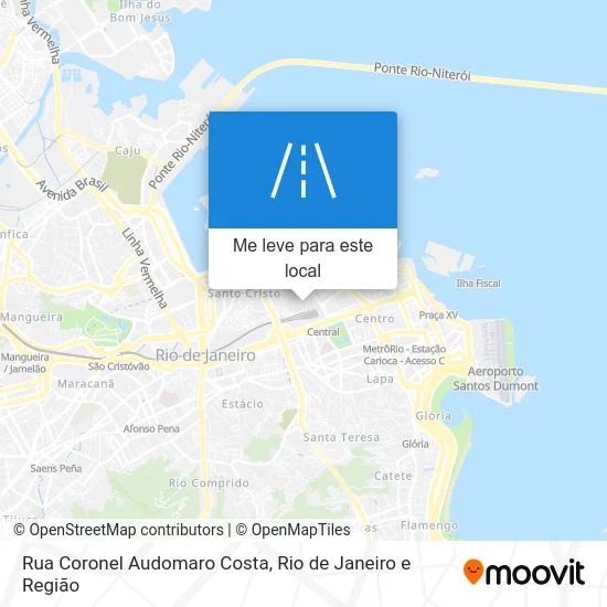 Rua Coronel Audomaro Costa mapa