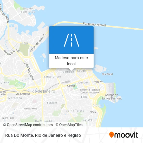 Rua Do Monte mapa