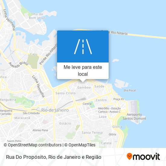Rua Do Propósito mapa