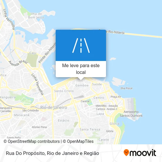 Rua Do Propósito mapa