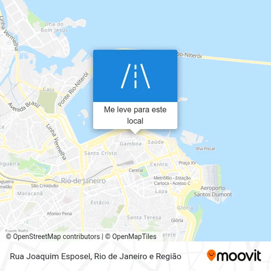 Rua Joaquim Esposel mapa