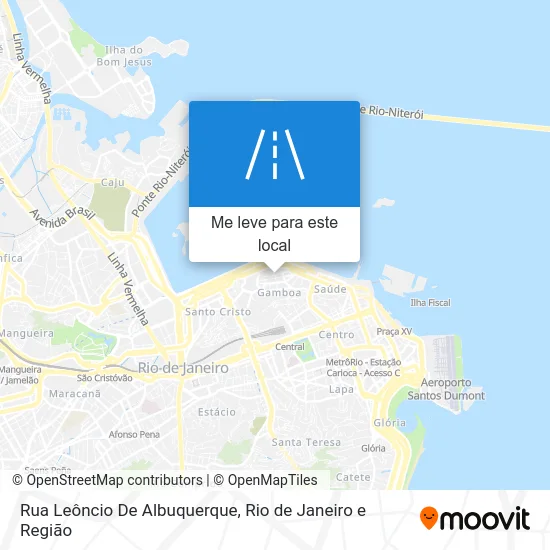 Rua Leôncio De Albuquerque mapa