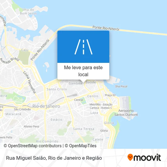 Rua Miguel Saião mapa