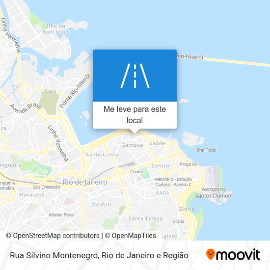 Rua Silvino Montenegro mapa