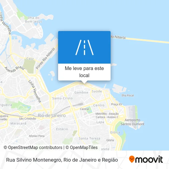Rua Silvino Montenegro mapa