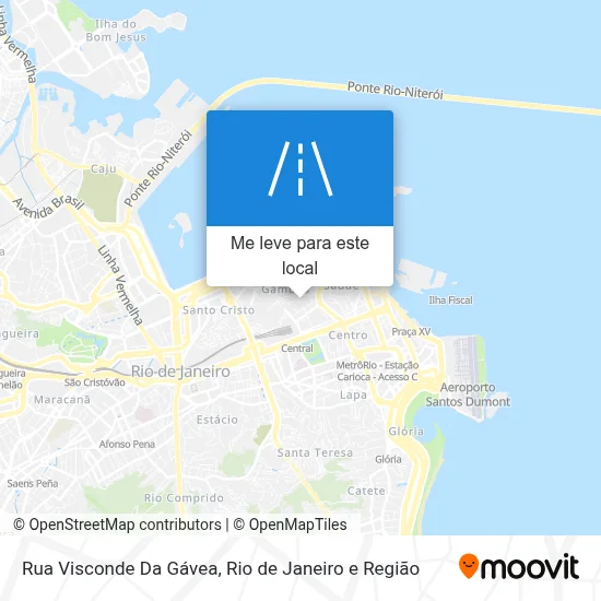 Rua Visconde Da Gávea mapa
