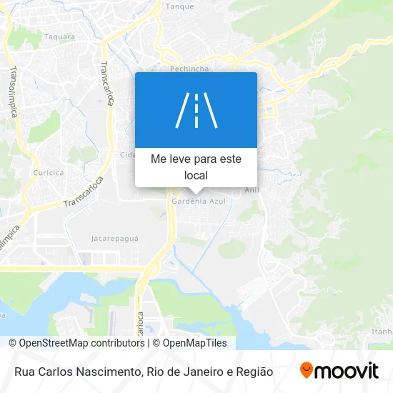 Rua Carlos Nascimento mapa