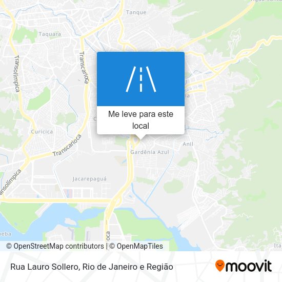 Rua Lauro Sollero mapa