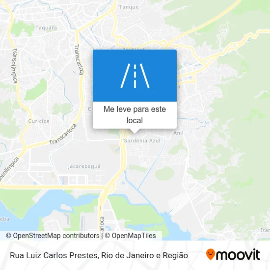 Rua Luiz Carlos Prestes mapa