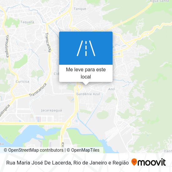 Rua Maria José De Lacerda mapa