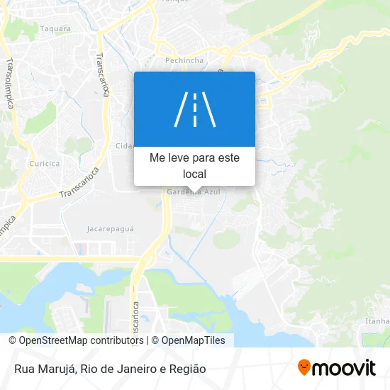 Rua Marujá mapa