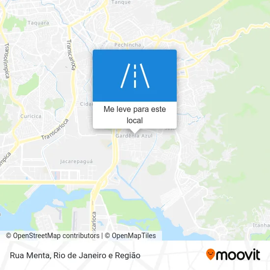 Rua Menta mapa